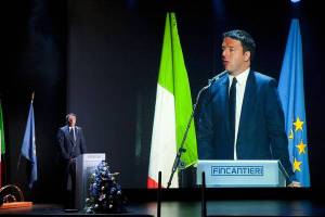 Renzi: issare ogni mattina bandiera italiana e vento in poppa