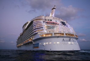 Launch of Royal Caribbean International's Allure of the Seas.